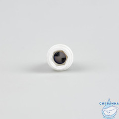 Дивертор для смесителя, латунь, h=54 мм, M24x1,5, вытяжной, белый, IDDIS, 997B0254SM-W