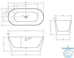 Акриловая ванна Abber 150х70 AB9222-1.5