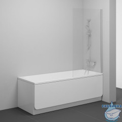Шторка для ванны Ravak Nexty NVS1-80 профиль сатин, стекло прозрачное