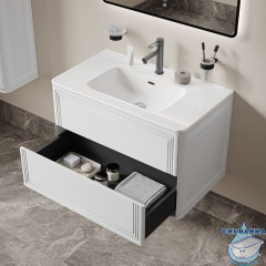 Тумба с умывальником, подвесная, 80 см, белый, Oxford Neo, IDDIS, OXN80W0i95K подходит умыв. 0108000i28