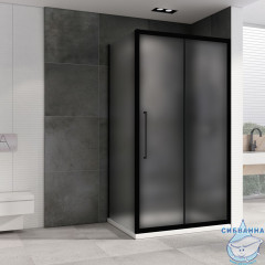 Душевое ограждение ABBER Schwarzer Diamant 100x70 AG30100BMH-S70BM профиль черный, стекло матовое (без поддона)