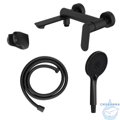 Смеситель для ванны Azario Alanti  AZ-K3032B (черный матовый)