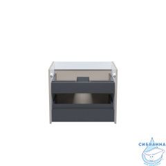 Тумба подвесная, 60 см, капучино, Edifice, IDDIS, EDI60C0i95  подходит умыв. 0106000i28