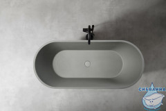 Ванна из искусственного камня ABBER Frankfurt 170x75 AM9941MLG