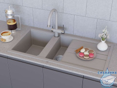 Кухонная мойка Omoikiri Kitagawa 100 WH белый