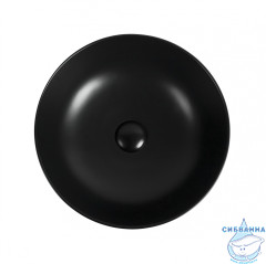 Раковина на столешницу 42 см Aquanet Moon-1-MB 245827 (черный матовый)