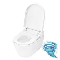 Инсталляция TECEspring с кнопкой смыва в комплекте с унитазом-биде TECEspring c сиденьем Soft close (микролифт) S955799