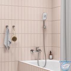 Держатель для душевой лейки, хром глянцевый, поворотный, Agua, IDDIS, AGUCP00i53