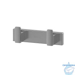 Крючок двойной WHITECROSS Cubo CU2412NIB (брашированный никель)