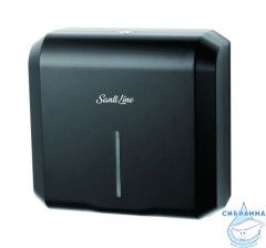 Диспенсер SantiLine SL-8013 для бумажных полотенец в рулонах (черный матовый)