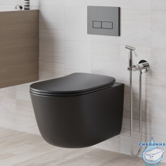 Смеситель Paini Castello Round CACR442R с гигиеническим душем (хром)