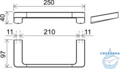 Полотенцедержатель Ravak 10° X07P560