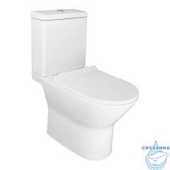 Унитаз напольный безободковый Azario Mons с бачком и сиденьем Soft Close (микролифт) AZ-76004