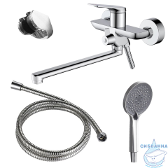 Смеситель для ванны Azario Lursy AZ-K1749 (хром)