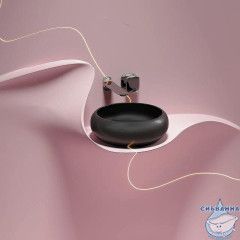  Раковина на столешницу 36 см Ceramicanova Element CN6050MB (черный матовый)