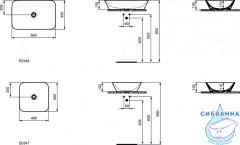 Раковина на столешницу 40 см Ideal Standard Connekt Air E034701