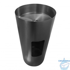 Раковина отдельностоящая ABBER Wasser Kreis AF2414GM оружейная сталь