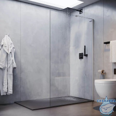 Walk-in Veconi Korato120 профиль хром, стекло прозрачное KR77-120-01-C8