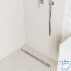 Лоток душевой, сифон 360, комбинированный затвор, перфорированная решетка, 800мм, хром, IDDIS, 975B8SB20DZ