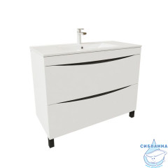 Тумба напольная, белая, 100 см, Cloud, IDDIS, CLO10WFi95. Подходит ум. 0131000i28