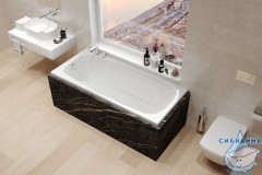 Акриловая ванна Whitecross Layla 180x80 с каркасом