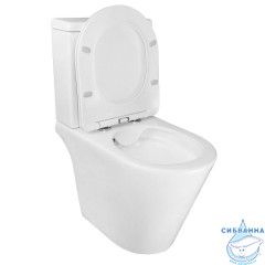 Унитаз напольный безободковый Azario Flin с бачком и сиденьем Soft Close (микролифт) AZ-1363C