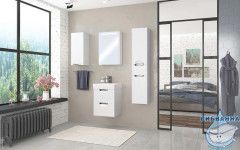 Шкаф-зеркало Акватон Сильва 60 дуб полярный