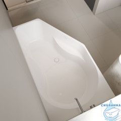 Акриловая ванна ABBER AB9505 L белая