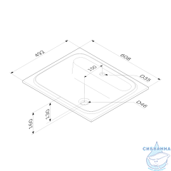 Раковина мебельная Am.Pm Func 60 M8FWPC0600WM