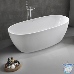 Акриловая ванна Abber 170х80 AB9265-1.7 белая