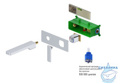 Смеситель для раковины встраиваемый Timo Torne 4371/00SM (хром)