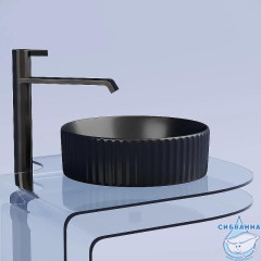  Раковина на столешницу 36 см Ceramicanova Element CN6057MB (черный матовый)