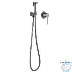 Встраиваемый смеситель с гигиеническим душем ABBER Emotion AF8825NG (никель)