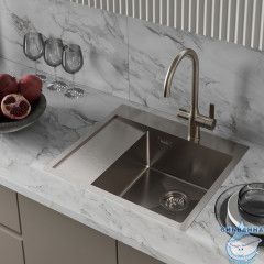 Кухонная мойка Iddis Haze 59 HAZ59SRi77 сатин