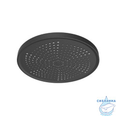 Душевая насадка верхняя круглая, черная, Dale, Milardo, DAL25B0M64