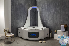 Акриловая ванна Gemy G9070 K 170х170 с гидромассажем