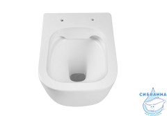 Унитаз подвесной безободковый Aquatek Дива AQ2012-00 (с сиденьем Soft Close (микролифт) 