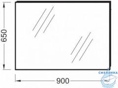 Зеркало Jacob Delafon Ove 90 EB1083-NF