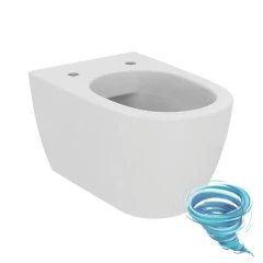 Унитаз подвесной безободковый со смывом торнадо Ideal Standard  I life O с сиденьем Soft Close (микролифт)