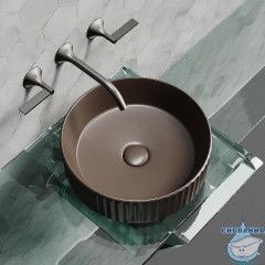  Раковина на столешницу 36 см Ceramicanova Element CN6057MDB (коричневый)