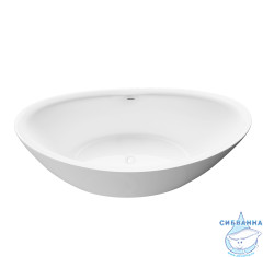 Акриловая ванна Grossman Galaxy GR-1402M 180x85 с каркасом (белый матовый)