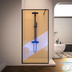 Walk-in Veconi Korato 120 профиль черный, стекло хамелеон KR81BC-120-09-C4