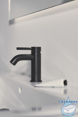 Смеситель для раковины Ideal Standard Ceraline BC268XG (без донного клапана) (черный матовый)