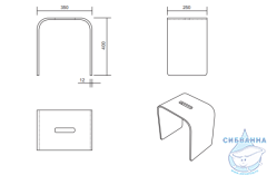 Сиденье для душа Kolpa San Comfort 108