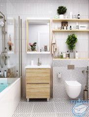 Зеркало 1Marka Aris 60 дуб сонома