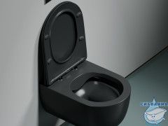 Унитаз подвесной безободковый Ceramicanova Modena  Rimless CN6063MDH с сиденьем быстросъемным Soft Close (микролифт)