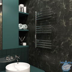 Полотенцесушитель электрический Indigo Family П12 (с таймером) 40х70 хром (с возможностью скрытого подключения, подключение L)