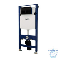 Комплект 2 в 1: инсталляция и клавиша смыва, черн., Optima Home, IDDIS, OPH00MBi32K