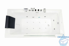 Акриовая ванна Gemy G9055 K R 181х92 с гидромассажем