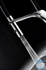 Смеситель для кухни Vincea VKF-115CH (хром/черный)